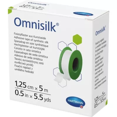 OMNISILK Rögzítő gipsz műselyem 1,25 cmx5 m, 1 db