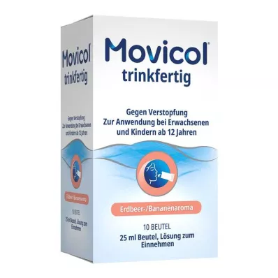 MOVICOL ivásra kész 25 ml-es tasak Orális oldat, 10 db