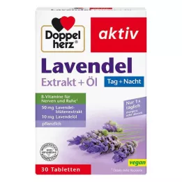 DOPPELHERZ Levendula kivonat+olaj tabletta, 30 db
