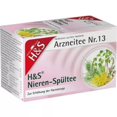 H&amp;S Veseöblítő tea szűrőzacskó, 20X2.0 g