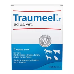 TRAUMEEL LT ad us.vet.ampullák, 5X5 ml