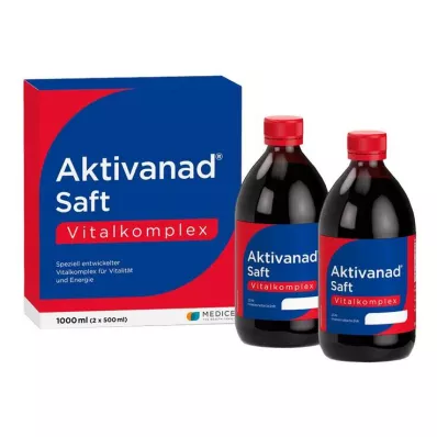 AKTIVANAD gyümölcslé, 2X500 ml