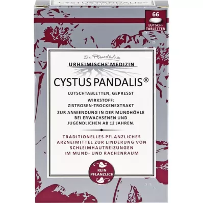 CYSTUS Pandalis cukorkák, 66 db