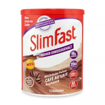 SLIM FAST Cafe au Lait por, 438 g