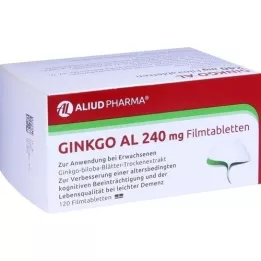 GINKGO AL 240 mg filmtabletta, 120 db