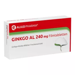 GINKGO AL 240 mg filmtabletta, 120 db