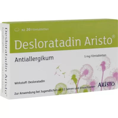 DESLORATADIN Aristo 5 mg filmtabletta, 20 db