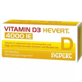 VITAMIN D3 HEVERT 4000 NE tabletta, 60 db