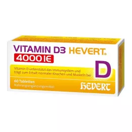 VITAMIN D3 HEVERT 4000 NE tabletta, 60 db