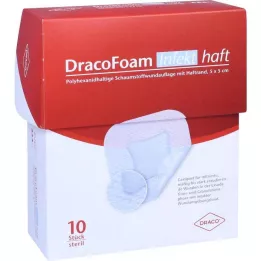 DRACOFOAM Infekt haft Schaumst.Wundauf.5x5 cm, 10 db