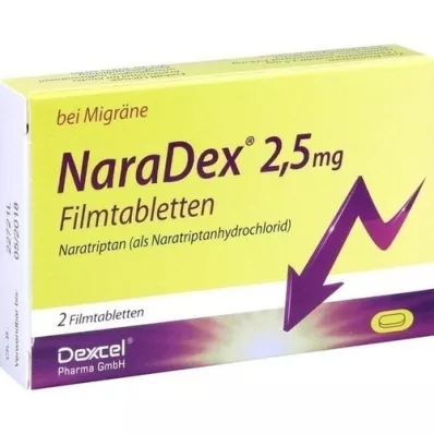 NARADEX 2,5 mg filmtabletta, 2 db