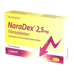 NARADEX 2,5 mg filmtabletta, 2 db