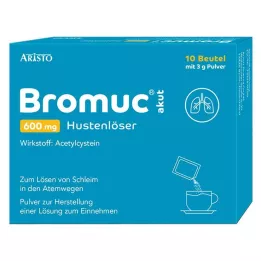 BROMUC akut 600 mg köhögéscsillapító Plv.z.H.e.L.L.z.Einn., 10 db