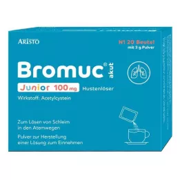 BROMUC akut Junior 100 mg köhögéscsillapító P.H.e.L.L.z.E., 20 db
