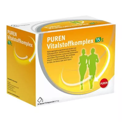 Puren létfontosságú anyag komplex zacskó 15 g-os granulátumból, 30 db Puren létfontosságú anyag komplex zacskó 15 g-os granulátumból, 30 db
