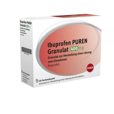 Ibuprofen Puren Granulátum 400 mg belsőleges oldat készítéséhez, 20 db Ibuprofen Puren Granulátum 400 mg belsőleges oldat készítéséhez, 20 db
