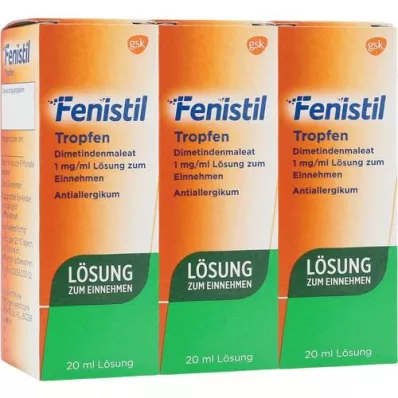 FENISTIL Cseppek, 3X20 ml