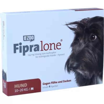 FIPRALONE 134 mg belsőleges oldat közepes méretű kutyáknak, 4 db