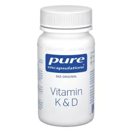 PURE ENCAPSULATIONS K-vitamin &amp; D-kapszula, 60 db