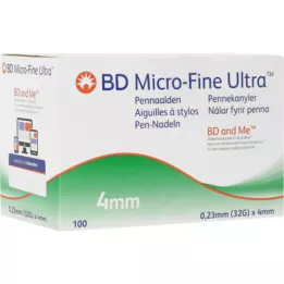 BD MICRO-FINE ULTRA 0,23x4 mm-es tolltűk, 100 db