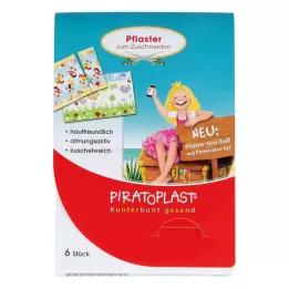 PIRATOPLAST Lány gipsz blank 6x10 cm, 6 db