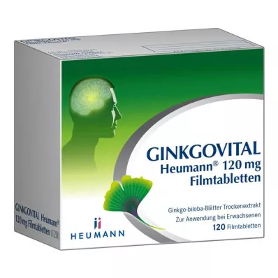 GINKGOVITAL Heumann 120 mg filmtabletta, 120 db