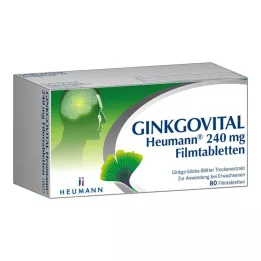GINKGOVITAL Heumann 240 mg filmtabletta, 80 db