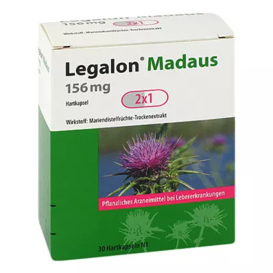 LEGALON Madaus 156 mg kemény kapszula, 30 db