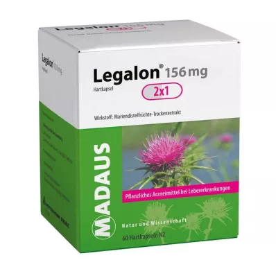 Legalon Madaus 156 mg kemény kapszula, 60 db