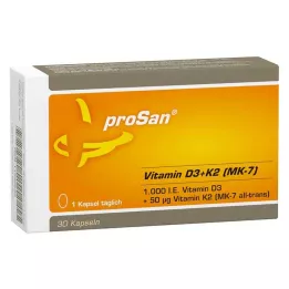 PROSAN D3+K2-vitamin MK-7 kapszula, 30 db