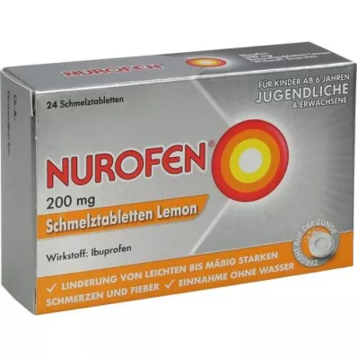 NUROFEN 200 mg citromos olvadéktabletta, 24 db