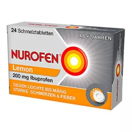 NUROFEN 200 mg citromos olvadéktabletta, 24 db