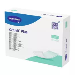 ZETUVIT Plus extra erős nedvszívó borogatás, steril 15x20 cm, 10 db