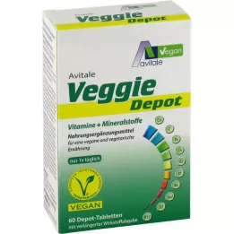VEGGIE Depot Vitaminok+Ásványi anyagok tabletta, 60 kapszula