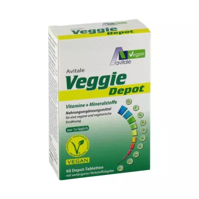VEGGIE Depot Vitaminok+Ásványi anyagok tabletta, 60 kapszula VEGGIE Depot Vitaminok+Ásványi anyagok tabletta, 60 kapszula