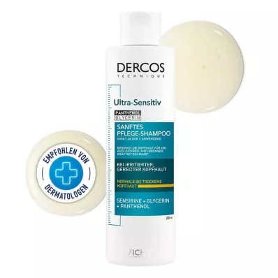 Vichy Dercos Ultra-Sensitive sampon száraz bőrre, 200 ml