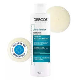 VICHY DERCOS ultra-érzékeny sampon zsíros fejbőrre, 200 ml
