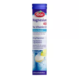 ABTEI Magnézium 400 Plusz C+E-vitamin pezsgőtabletta, 15 db