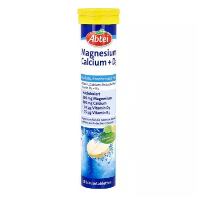 Abtei Magnesium Calcium+d3 pezsgőtabletta (15 db) Abtei Magnesium Calcium+d3 pezsgőtabletta (15 db)