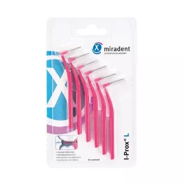 MIRADENT Interdentális kefe I-Prox L 0,4 mm rózsaszín, 6 db
