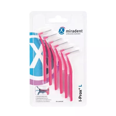 Miradent fogközi kefe I-Prox L 0,4 mm rózsaszín, 6 db Miradent fogközi kefe I-Prox L 0,4 mm rózsaszín, 6 db