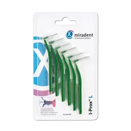 MIRADENT Interdentális kefe I-Prox L 0,7 mm zöld, 6 db