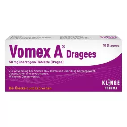 VOMEX A bevont tabletta 50 mg, 10 db