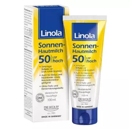 LINOLA Napozó bőrtej LSF 50, 100 ml