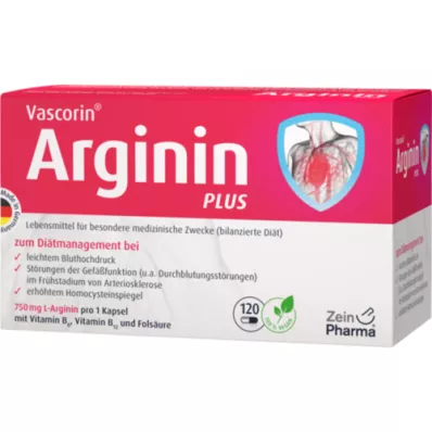 VASCORIN Arginin Plus kapszula, 120 kapszula