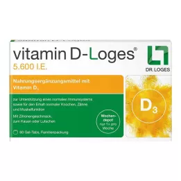 VITAMIN D-LOGES 5.600 I.E. Wo.Depot Chewabl.Fam.Pa, 60 db