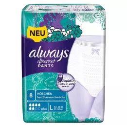 ALWAYS diszkrét inkontinencia nadrág plus L, 8 db