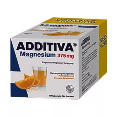 Additiva Magnesium 375 mg Granulátum Narancs, 60 db