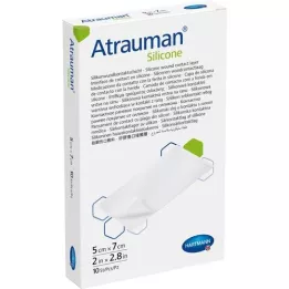 ATRAUMAN Szilikon steril 5x7 cm-es steril borogatás, 10 db