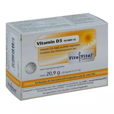 D3-vitamin 10 000 I.e.Kapszula (50 db)
